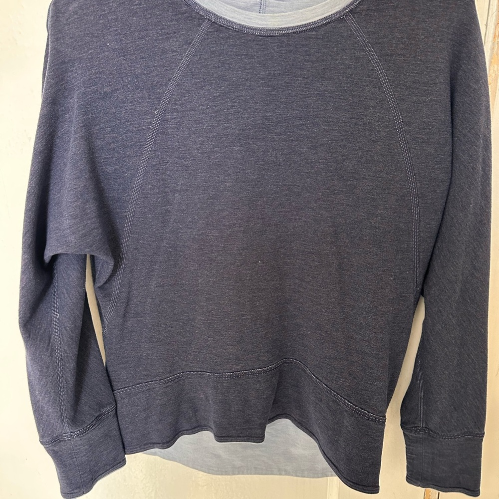Lululemon Reversible Blue Pullover Top